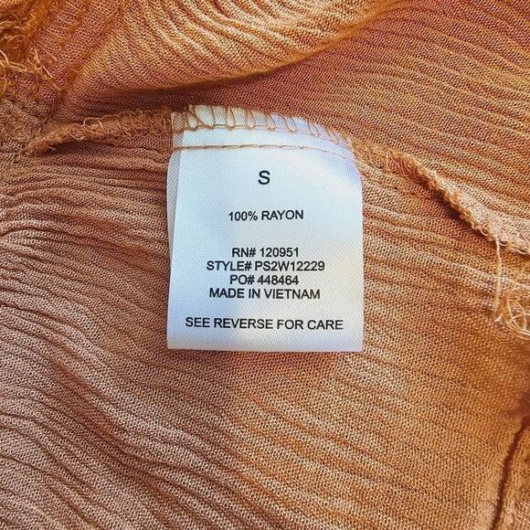 Tan one shoulder crop top - Picture 6 of 6